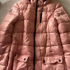 Rose Gold Puffer Coat
